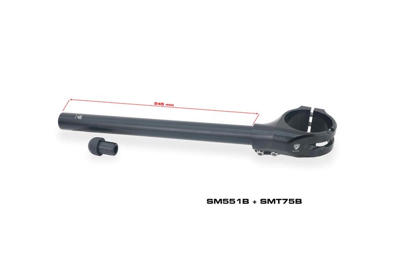 Clip-ons tube pair length 275 mm - internal diameter 15.8