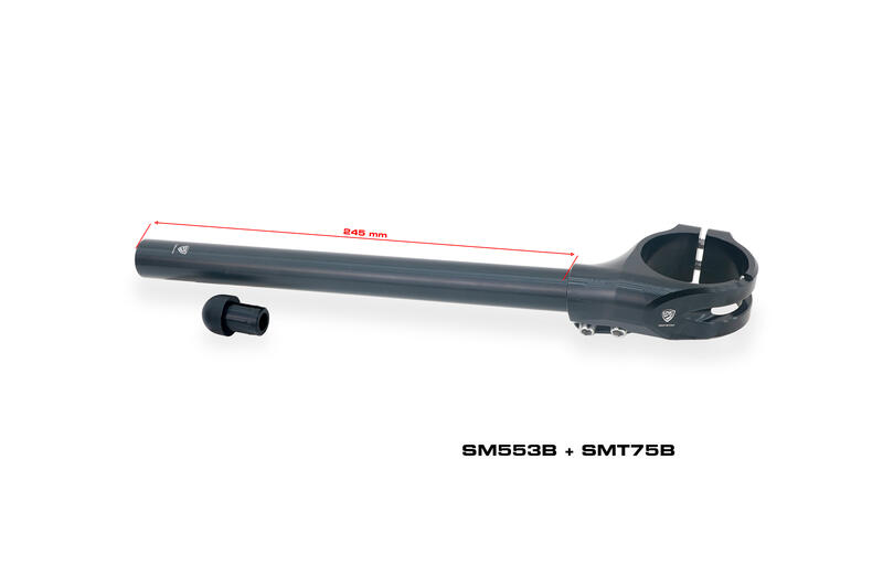 Clip-on clamps kit  &Oslash; 53 mm &ndash; offset 26 mm &ndash; angle 7&deg;