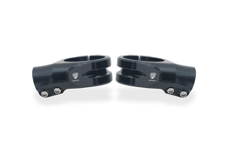 Clip-on kit &Oslash; 53 mm - offset 26 mm with steering damper bracket for Ducati Panigale