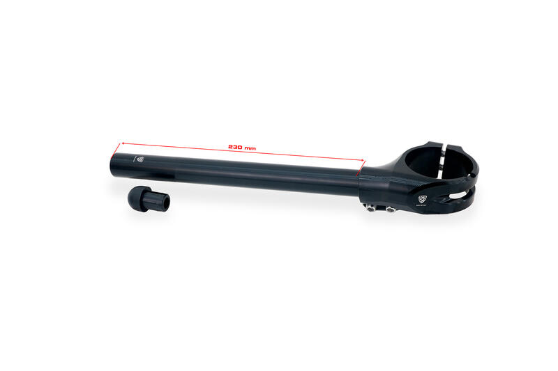 Clip-on kit &Oslash; 53 mm - offset 26 mm with steering damper bracket for Ducati Panigale