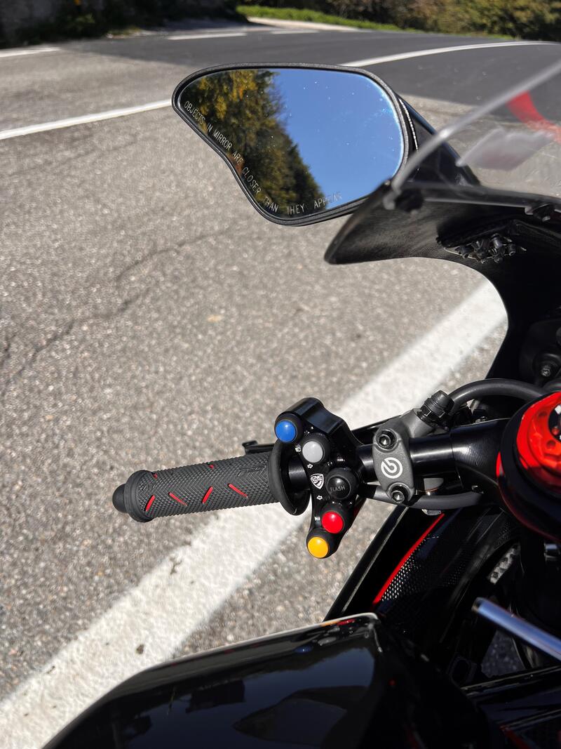 Pulsantiera sinistra in versione stradale per Ducati