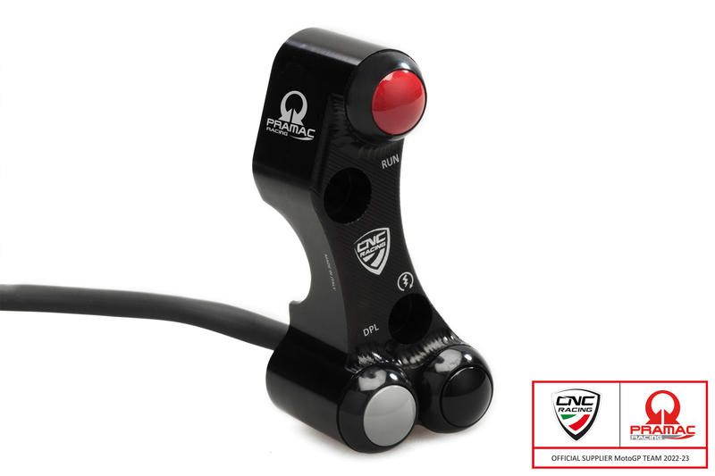 Right handlebar switch - Brembo billet CNC and forged brake master cylinder - Pramac Racing limited Edition