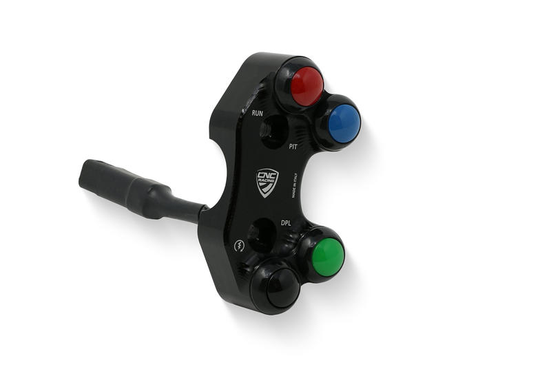 Right handlebar switch Ducati Panigale V4R - OEM and RCS Brembo brake master cylinder