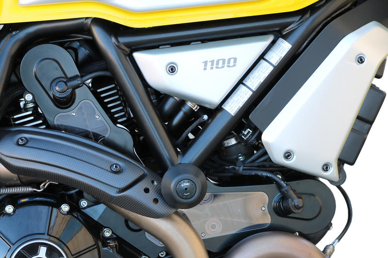 Protection pads for engine, frame and fairing Ducati