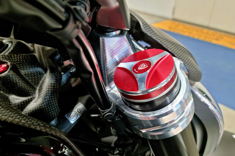 Fork leg plug cover Ducati Diavel V4