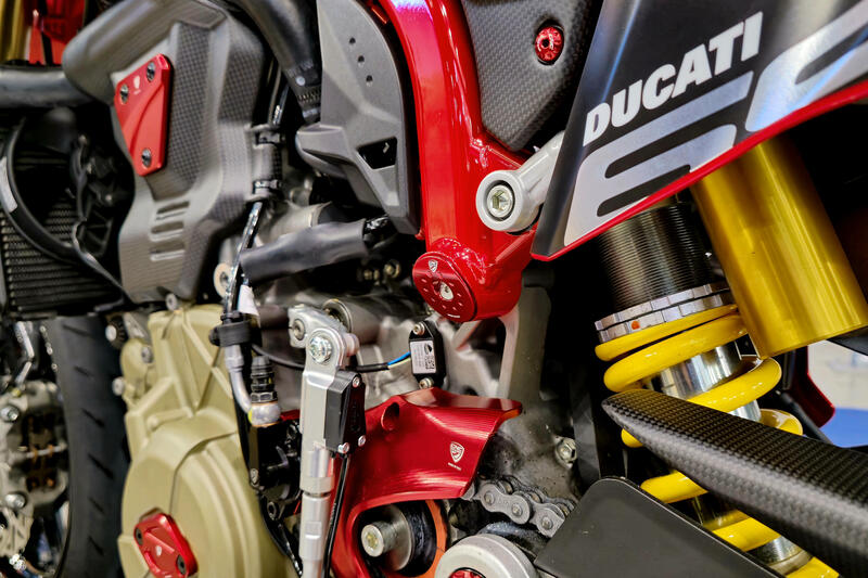 Frame caps kit Ducati Hypermotard 698 Mono