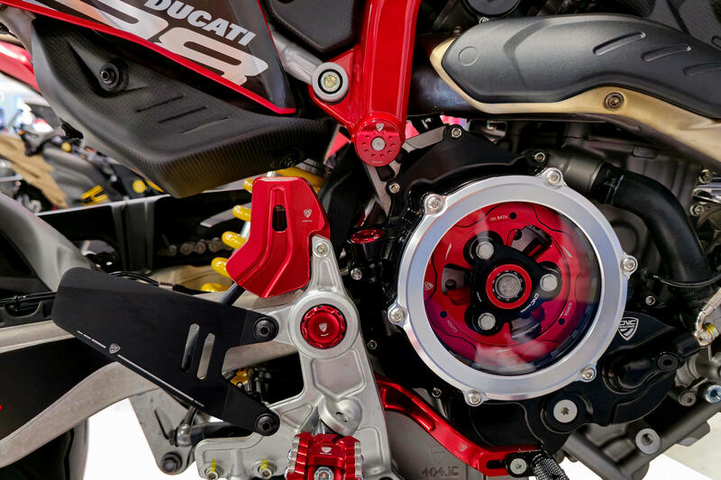 Frame caps kit Ducati Hypermotard 698 Mono