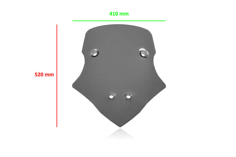 Windscreen Ducati Multistrada V4 Touring - Dark Smoke