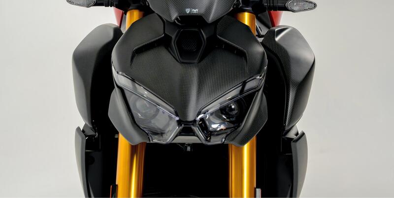 Headlight side covers carbon LH/RH Ducati Streetfighter V2 and V4 MY2025