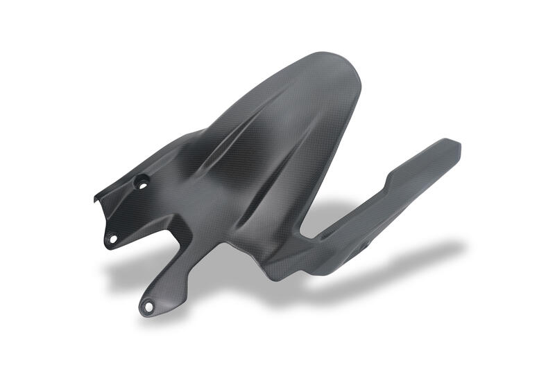 Parafango posteriore con paracatena superiore in carbonio per Ducati Streetfighter e Monster V2 MY2025