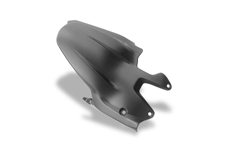 Parafango posteriore con paracatena superiore in carbonio per Ducati Streetfighter e Monster V2 MY2025