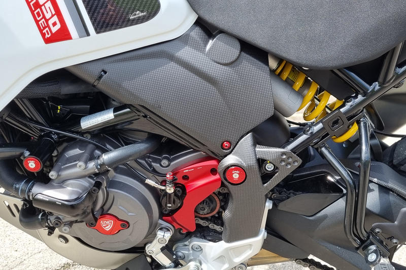 Frame side upper covers Ducati DesertX - Carbon