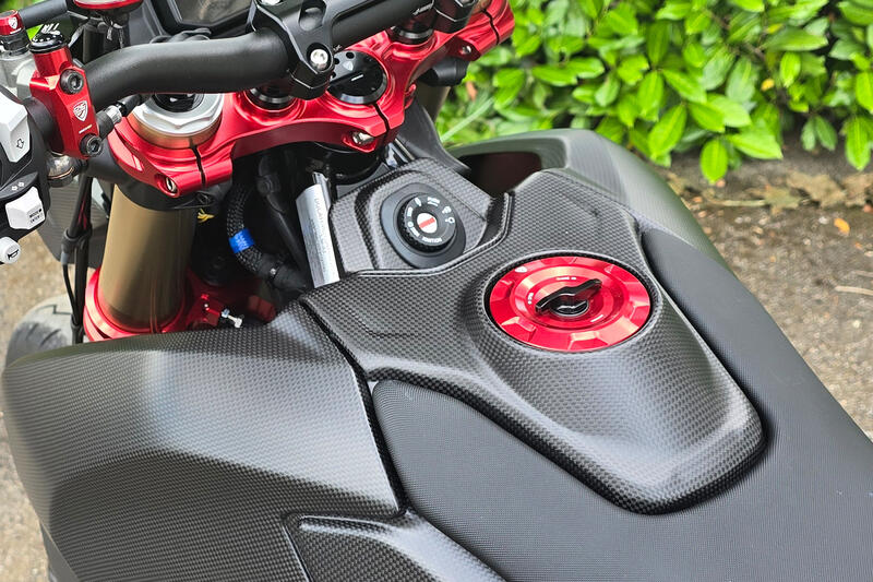 Cover serbatoio Ducati Hypermotard 698 Mono - carbonio