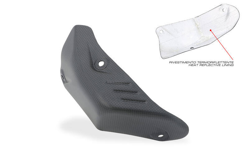 Paracalore posteriore Ducati Hypermotard 698 Mono - carbonio