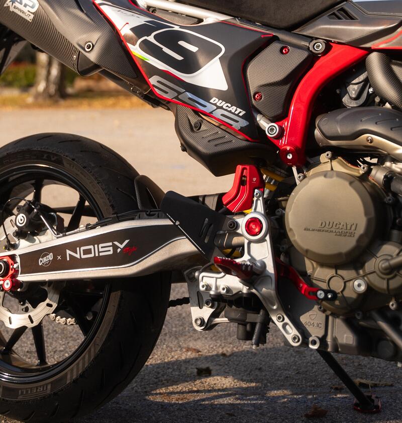 Parafango posteriore Ducati Hypermotard 698 Mono - carbonio