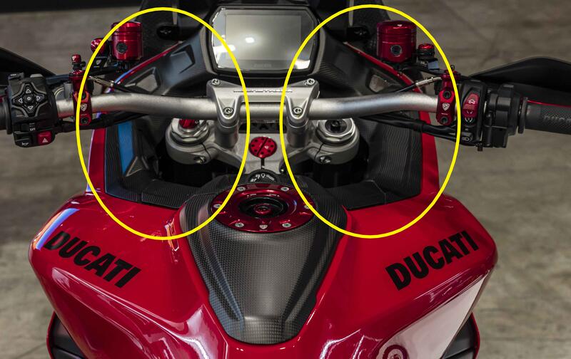 Inner cowling carbon for Ducati Multistrada V2 MY2025