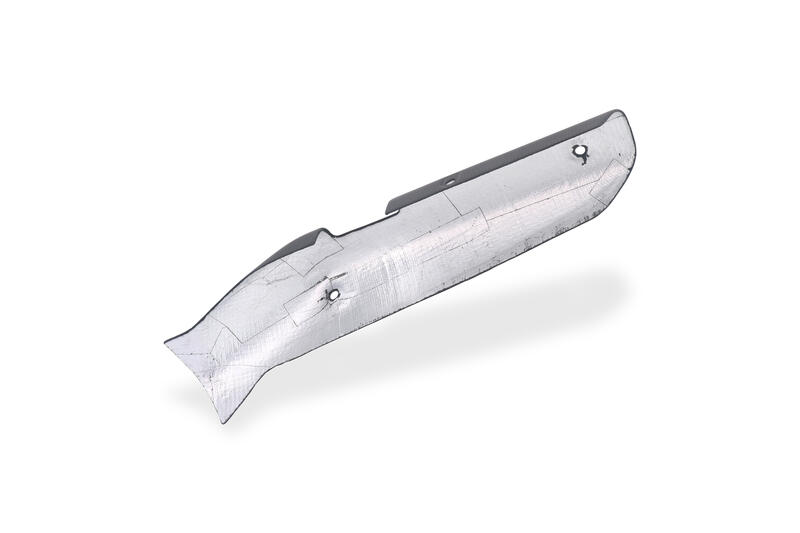 Paracalore silenziatore in carbonio per Ducati Multistrada V2 MY2025