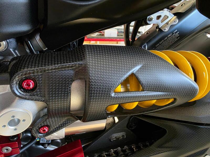 Shock absorber cover screw kit Ducati
