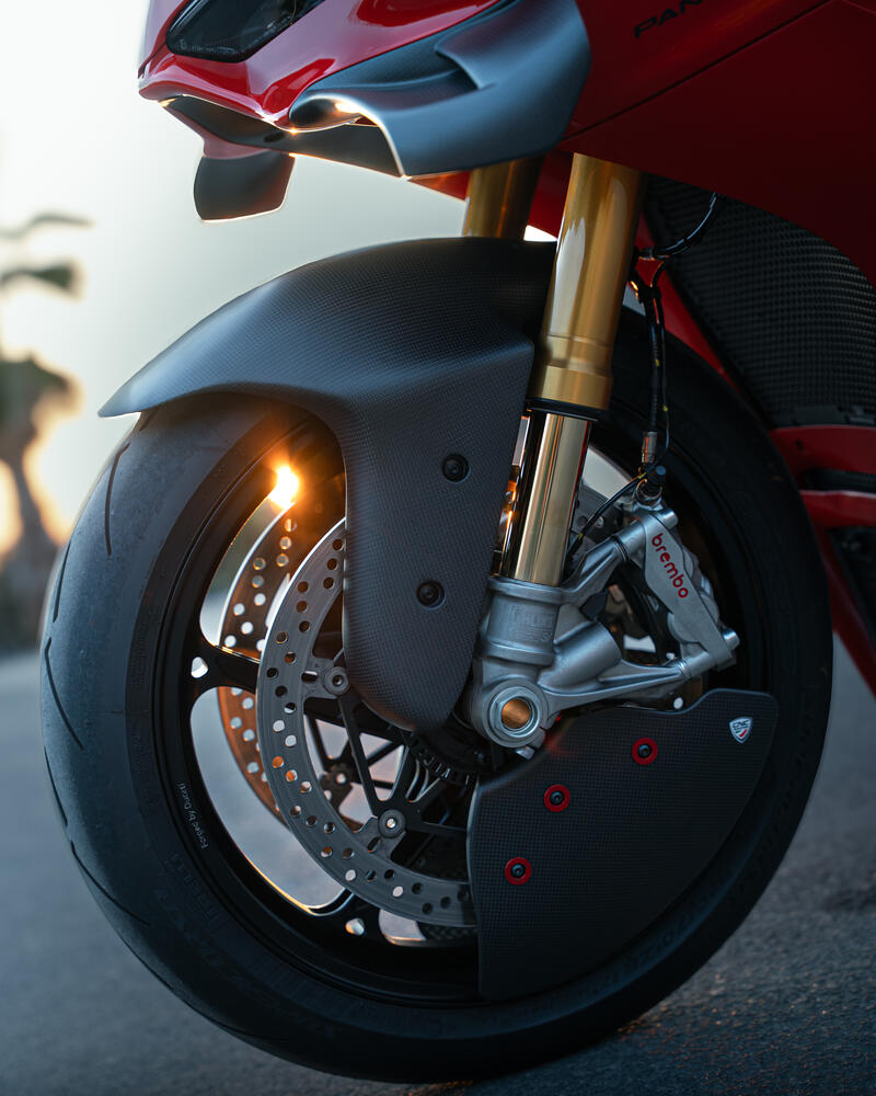GP DUCTS EVO - Front brake cooling system Ducati Panigale / Streetfighter - Carbon Matt
