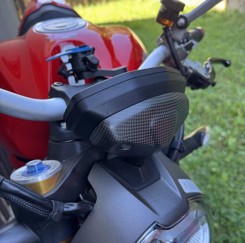 Cockpit cover Ducati Monster 797 821 1200 - Carbon Matt