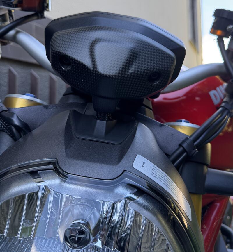 Cockpit cover Ducati Monster 797 821 1200 - Carbon Matt