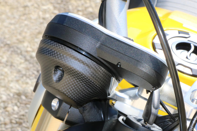 Dashboard lower cover - matt carbon Ducati Scrambler