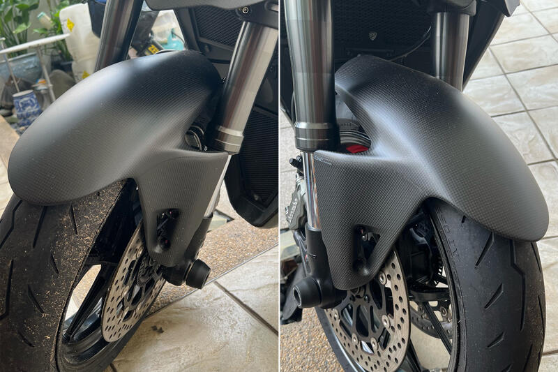 Front mudguard Ducati Panigale V4 - Matt Carbon