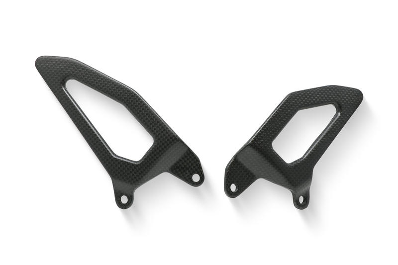 Paratacchi per pedane pilota Ducati Panigale V4 - carbonio