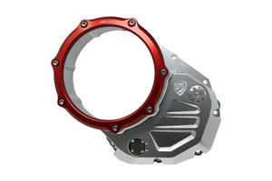 Carter trasparente per frizioni ad olio Ducati BICOLOR Argento