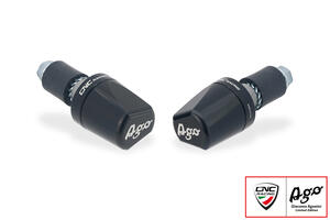 Contrappesi manubrio LOOK - Giacomo Agostini Limited Edition <p>Nero</p>