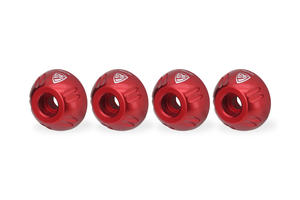 Kit boccole viti ammortizzatori posteriori Moto Guzzi <p>Rosso</p>
