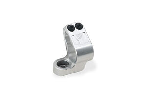 Morsetto per ammortizzatore di sterzo Ohlins Argento