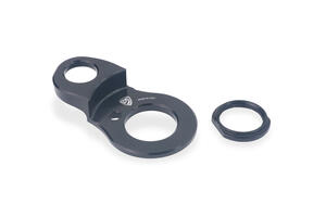 Staffa serbatoio fluido freno anteriore per serbatoi CNC Racing 25ml <p>Nero</p>