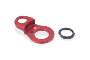 Staffa serbatoio fluido freno anteriore per serbatoi CNC Racing 25ml <p>Rosso</p>