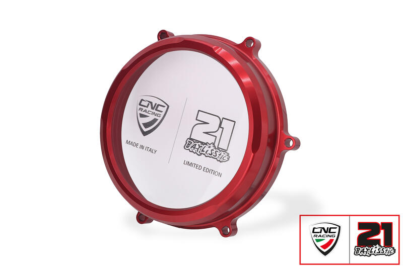 Carter trasparente per frizioni ad olio Ducati Panigale - Troy Bayliss Limited Edition Red