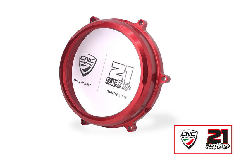 Carter trasparente per frizioni a olio Ducati Panigale e Streetfighter V2 - Troy Bayliss Limited Edition Red