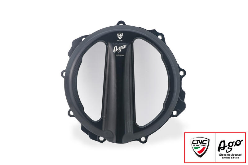 Clear clutch cover MV Agusta - cable control - Giacomo Agostini Limited Edition Black