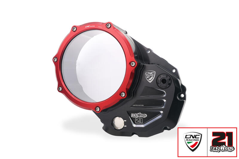 Carter trasparente per frizioni a olio Ducati - Troy Bayliss Limited Edition Black/Red