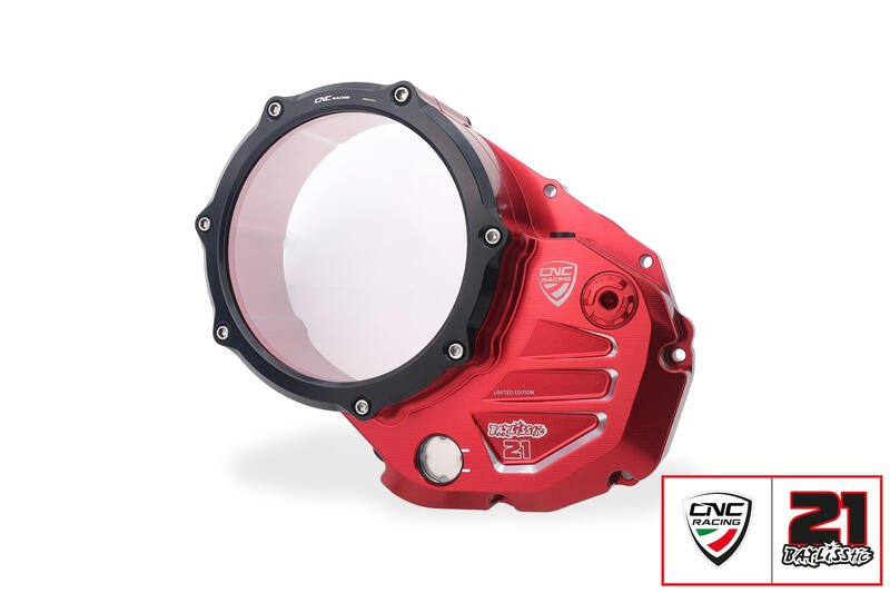 Carter trasparente per frizioni a olio Ducati - Troy Bayliss Limited Edition Red/Black