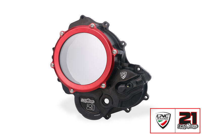 Carter trasparente per frizioni ad olio Ducati - Troy Bayliss Limited Edition Black/Red