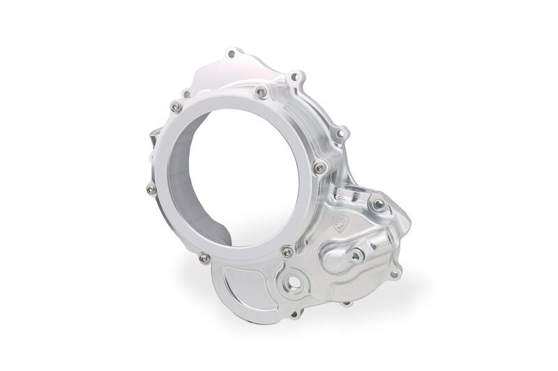 Carter trasparente per frizioni ad olio Ducati Silver