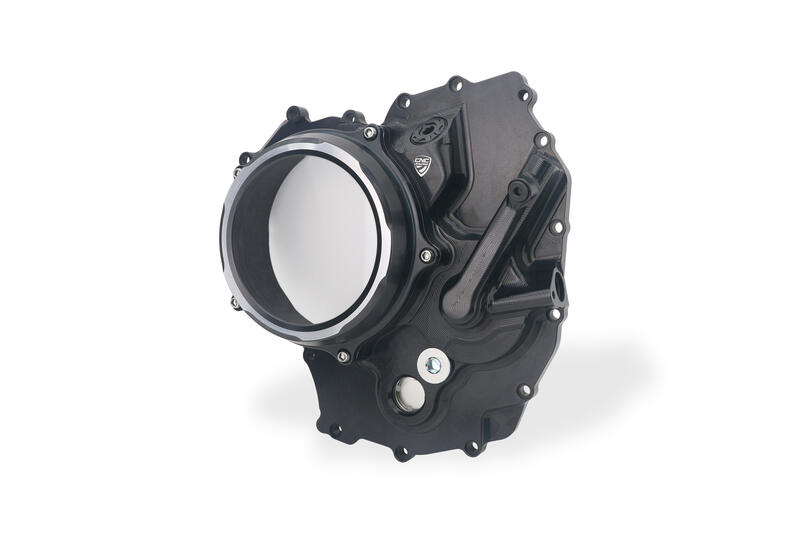 Clear clutch cover Ducati Multistrada V2 - Panigale V2 - Streetfighter V2  MY2025 Black/Black