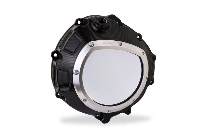 Clear clutch cover for BMW Black/Silver