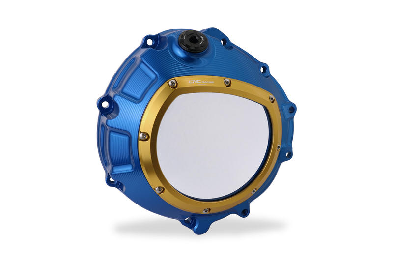 Clear clutch cover for BMW blu color Blue/Gold