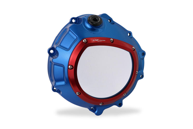 Clear clutch cover for BMW blu color Blue/Red