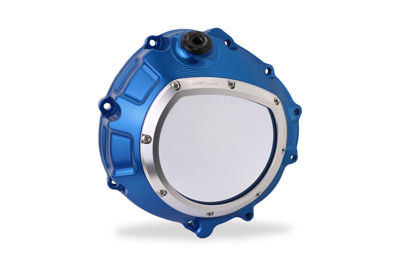 Clear clutch cover for BMW blu color Blue/Silver