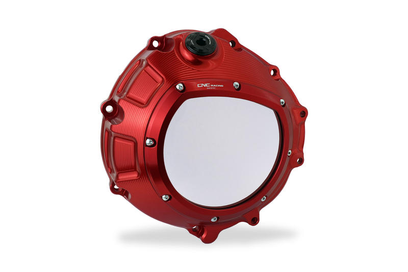 Clear clutch cover for BMW red color Red