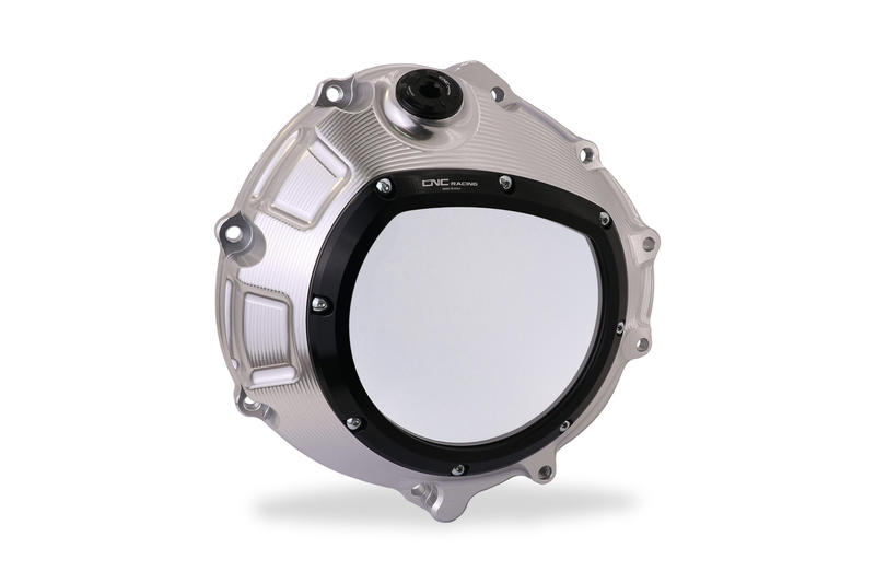 Clear clutch cover for BMW silver color Silver/Black