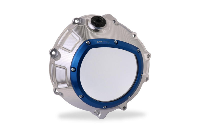 Clear clutch cover for BMW silver color Silver/Blue