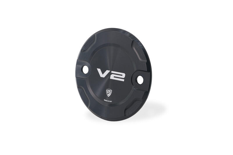 Timing inspection cover for Ducati V2 Black